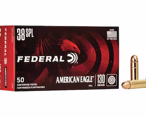 federal american eagle 38 special ammo 130 grain full metal jacket