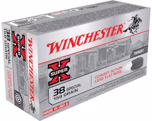 winchester usa cowboy 38 special ammo 158 grain flat nose