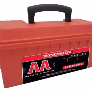 winchester aa heavy target 12 gauge ammo 2 3/4" #7 1/2 lead shot 1 1/8 oz ammo can of 100