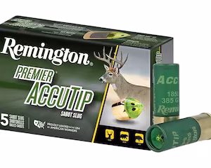 remington premier accutip 12 gauge sabot slug 3" 385 grain box of 5