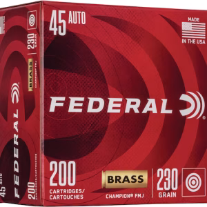 federal champion ammo 45 acp 230 grain full metal jacket