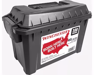 winchester usa 45 acp ammo 230 grain full metal jacket ammo can of 300