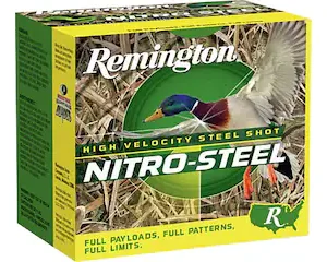 remington nitro steel high velocity 12 gauge zinc plated steel ammo