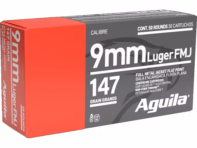 aguila subsonic 9mm luger ammo 147 grain full metal jacket aguila 9mm luger ammo 147 grain full metal jacket