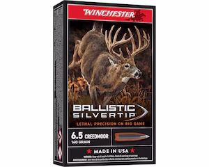 winchester ballistic silvertip 6.5 creedmoor ammo 140 grain polymer tip box of 20