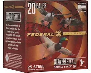 federal premium ultra steel 20 gauge steel ammo