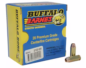 buffalo bore 10mm auto ammo 155 grain barnes tac xp solid hollow point lead free box of 20