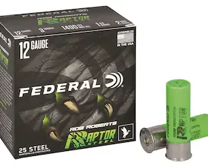 federal rob roberts raptor waterfowl 12 gauge steel ammo