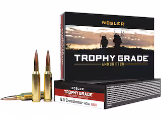 nosler trophy grade 6.5 creedmoor ammo 142 grain nosler accubond long range bonded polymer tip box of 20 nosler trophy grade 6.5 creedmoor ammo 142 grain nosler accubond long range bonded polymer tip box of 20