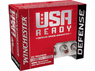 winchester usa ready defense 45 acp ammo 200 grain hex vent jacketed hollow point box of 20 winchester usa ready defense 45 acp ammo 200 grain hex vent jacketed hollow point box of 20