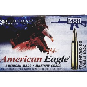 federal 223 remington american eagle ae223j 55 gr 500 rounds