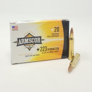 armscor 223 rem ammunition fac2238n 62 grain full metal jacket case of 1000 rounds