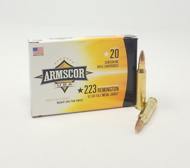 armscor 223 rem ammunition fac2238n 62 grain full metal jacket case of 1000 rounds armscor 223 rem ammunition fac2238n 62 grain full metal jacket case of 1000 rounds