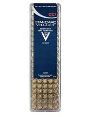 cci 22lr 0032 40 gr 1070 fps standard velocity case 5,000 rounds