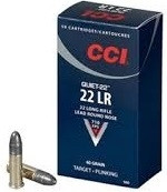 cci 22lr quiet 22 cci0960 40 gr lead nose 5,000 rounds