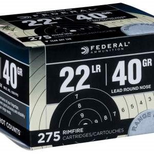 federal 22lr ammunition range pack f729 40 grain case 2,750 rounds