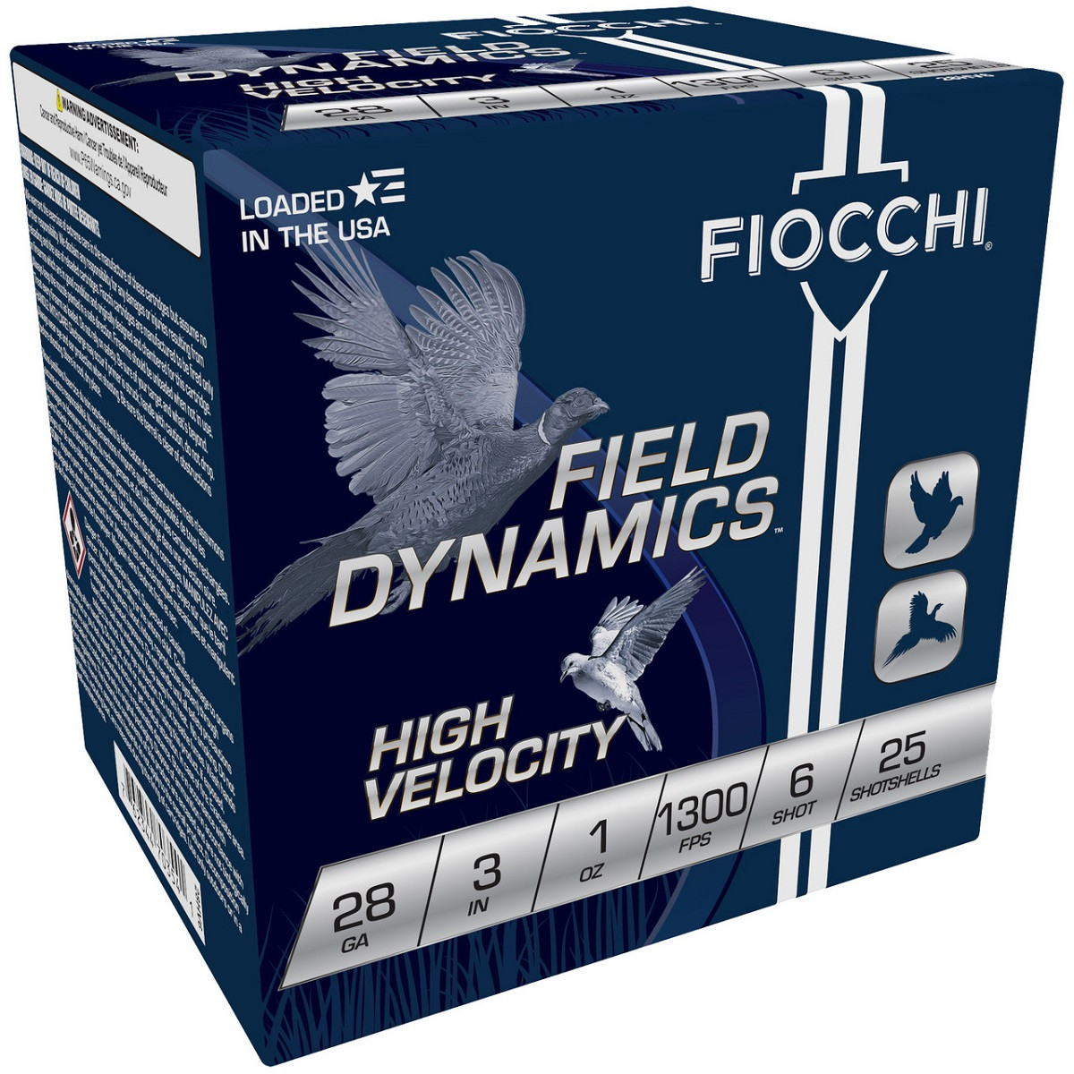 fiocchi 28 gauge ammunition fi283hv6 3" #6 chilled lead shot 1 oz 1300 fps 250 rounds fiocchi 28 gauge ammunition fi283hv6 3" #6 chilled lead shot 1 oz 1300 fps 250 rounds