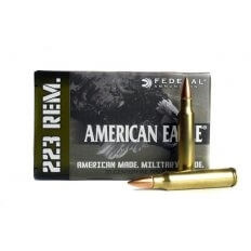federal 223 rem american eagle ae223mcase 55 grain full metal jacket 500 rounds
