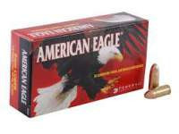federal 9mm ammunition american eagle ae9dp 115 grain full metal jacket case of 1000 rounds