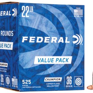 federal champion 22lr ammo 36 grain plated hollow point