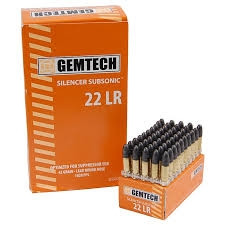gemtech 22lr silencer subsonic 42 gr gss22 case 5000 rounds