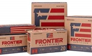 hornady 5.56x45mm nato frontier m193 hfr206 55 grain full metal jacket 1,000 rounds