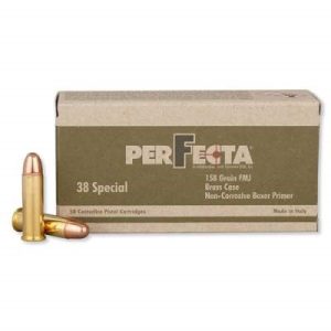 perfecta 38 special ammunition pf381580 158 grain full metal jacket case of 1000 rounds