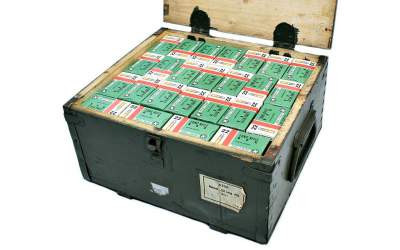 sellier & bellot 22lr ammunition 38 grain lead round nose wooden crate of 6250 rounds sellier & bellot 22lr ammunition 38 grain lead round nose wooden crate of 6250 rounds