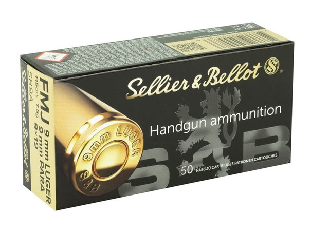 sellier & bellot 9mm ammunition sb9a 115 grain full metal jacket case of 1000 rounds sellier & bellot 9mm ammunition sb9a 115 grain full metal jacket case of 1000 rounds