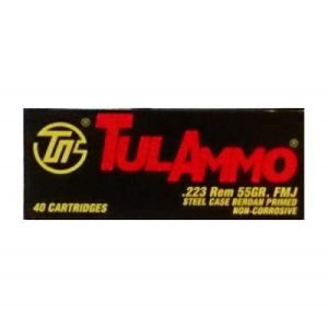 tula 223 remington ammunition 55 grain full metal jacket 1000 rounds