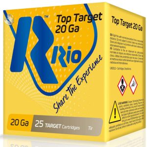 rio 20 gauge ammunition tt209 2 3/4" 7/8oz #9 shot 1250fps case 250 rounds