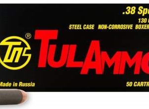 tula 38 special ammunition ta038158 130 grain full metal jacket case of 1000 rounds