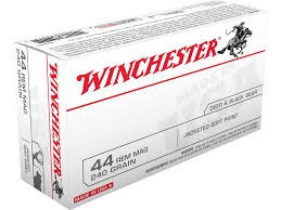 winchester 44 magnum q4240 240 gr jsp case 500 rounds