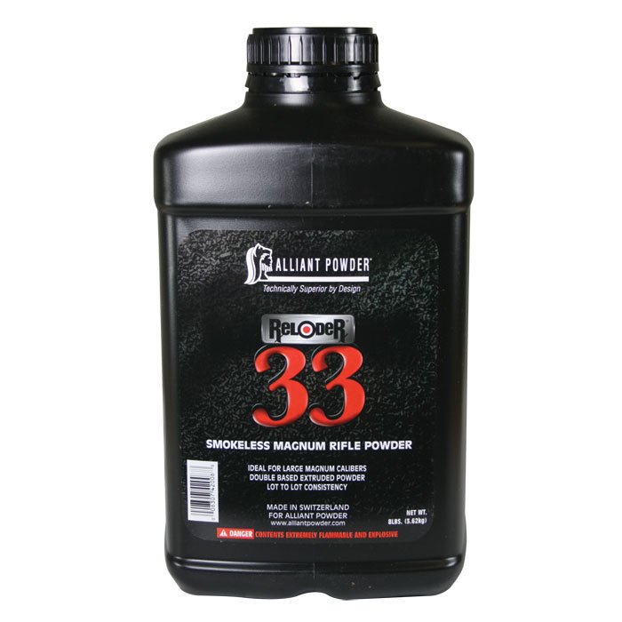 Alliant Reloder 33 Smokeless Gun Powder (8 Lbs) Alliant Reloder 33 Smokeless Gun Powder (8 Lbs)