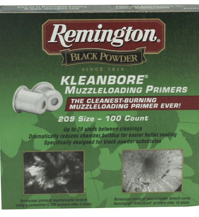 Remington Kleanbore Primers #209 Muzzleloading Remington Kleanbore Primers #209 Muzzleloading