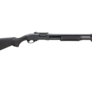 remington 870 tac tactical pump 12 gauge shotgun 18.5" black barrel black field stock xs ghost ring sight